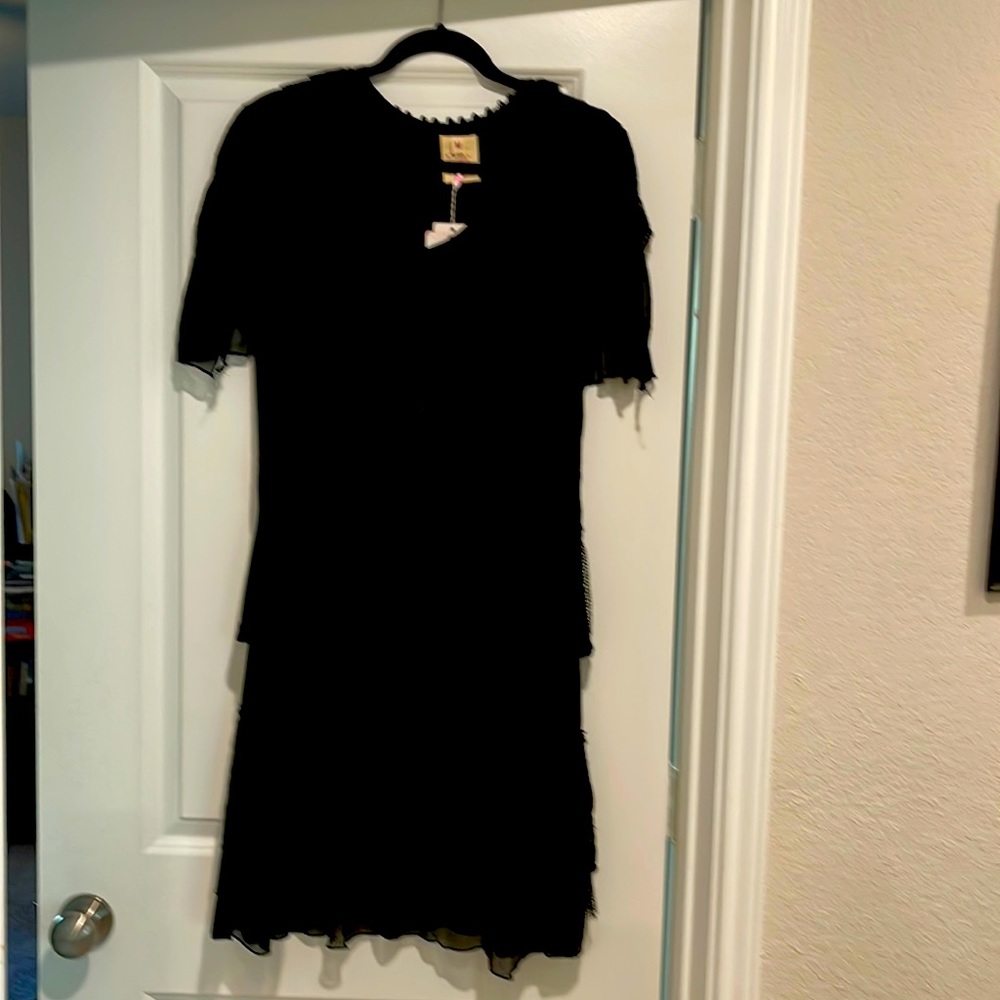 NWT Pretty Angel Black 2 Piece Dress